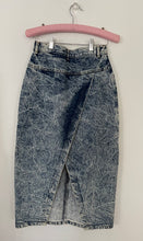 Load image into Gallery viewer, Vintage Denim Acid Wash Long Skirt
