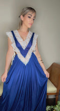 Load image into Gallery viewer, Blue Vintage Lingerie
