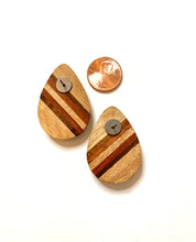 Load image into Gallery viewer, MCM Wood Drop Pierce Earrings
