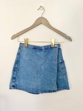 Load image into Gallery viewer, Vintage Buttoned Waist Wrap Denim Skirt
