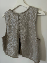 Load image into Gallery viewer, Free People Silver Crop Top

