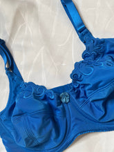 Load image into Gallery viewer, Embroiled Royal Blue Bra

