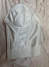 Load image into Gallery viewer, Vintage White Bustier 36A
