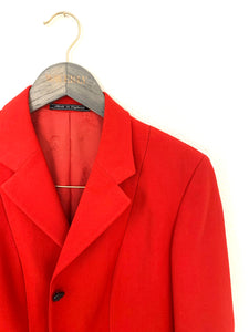 Bright Red Blazer