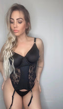 Load image into Gallery viewer, Vintage Gartered Bustier
