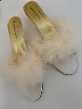 Load image into Gallery viewer, Vintage Jacques Levine Luxury Feather Heels
