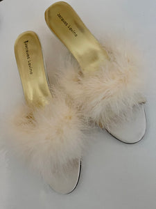 Vintage Jacques Levine Luxury Feather Heels