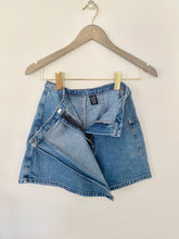Load image into Gallery viewer, Vintage Buttoned Waist Wrap Denim Skirt
