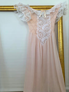 Encaje al Natural Vintage Nightgown