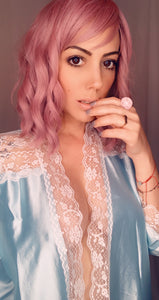 Blue as the sky Vintage Robe