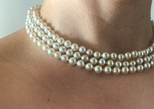 Load image into Gallery viewer, Vintage Faux Pearls Chocker-Necklace

