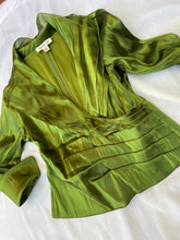Load image into Gallery viewer, Vintage Green Blouse
