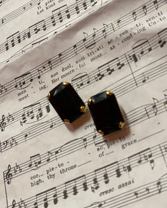 Vintage Black Earrings