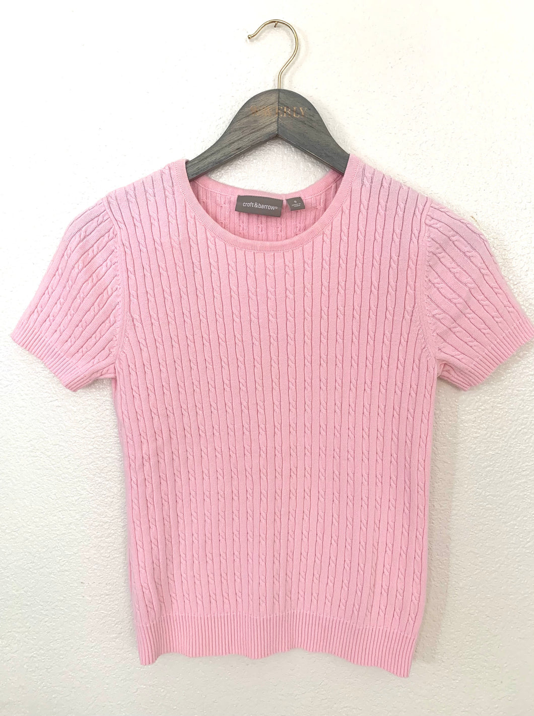 Shabby Chic Style Vintage Pink Top