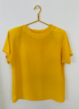 Load image into Gallery viewer, Bright Yellow Vintage Blouse
