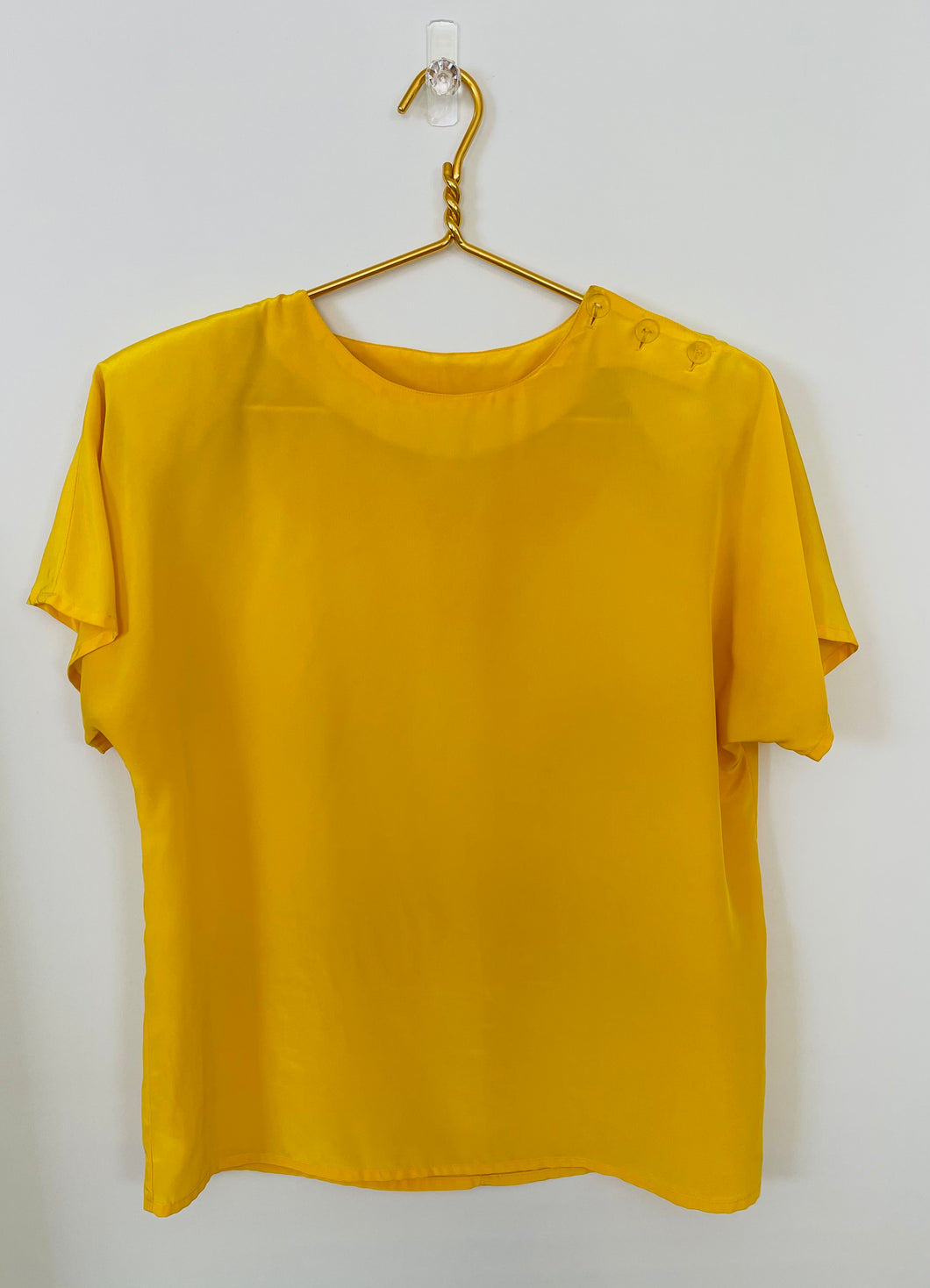 Bright Yellow Vintage Blouse