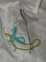 Load image into Gallery viewer, Vintage Jones NY Party Silver Blouse
